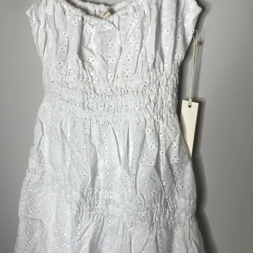 ▪️Capulet x Anthro▪️NWT Eloise Eyelet Mini Dress - Picture 2 of 12
